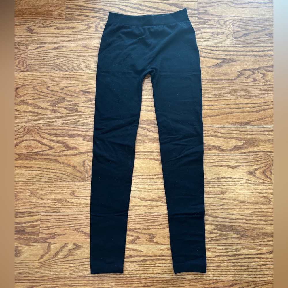 Pink Republic Cozy Black Leggings